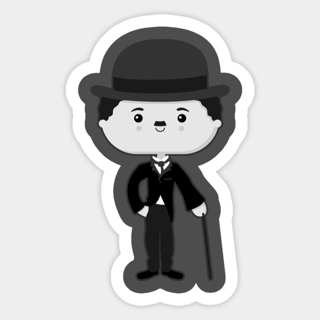 Charlie Chaplin Sticker by sombrasblancas